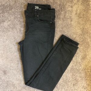 Tall midrise Toothpick Jean in blackout wash 29T